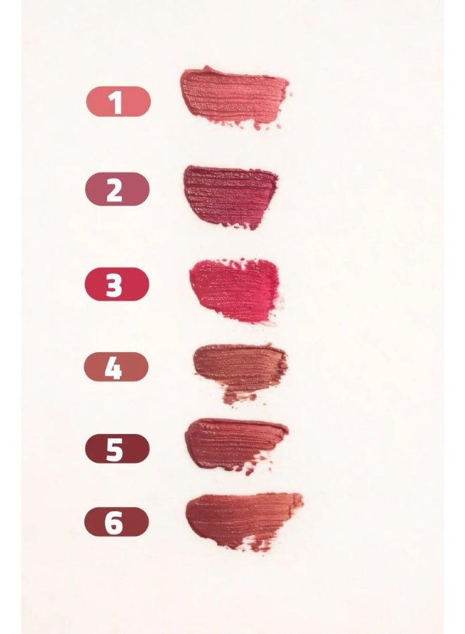 Rose Gold® Velvet Touch Matte Ink Lip Gloss – Long Lasting Highly Pigmented Liquid Matte Lipstick with Velvet Finish – Transfer Resistant Quick Dry Formula – Available in 6 Shades (Single Piece) RG-710 - Image 3