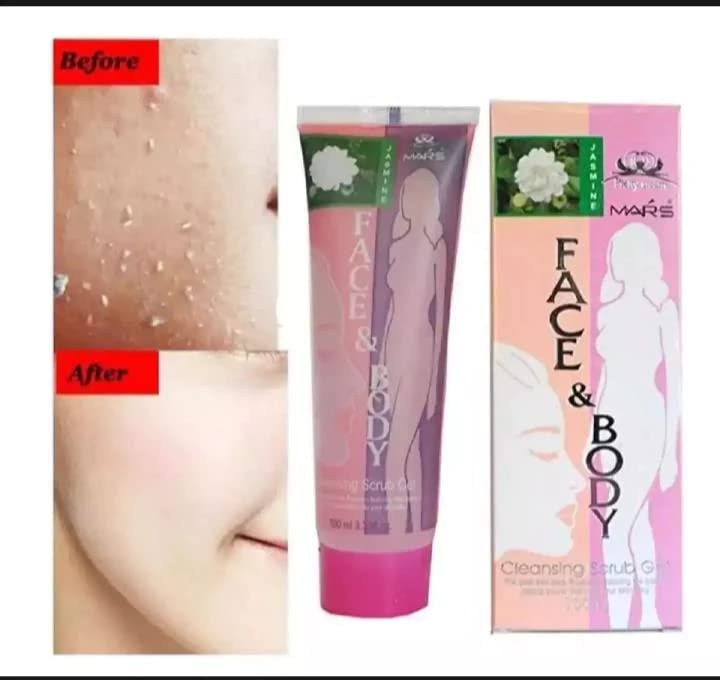 Elecsera Face and Body Cleansing Gel Scrub Pack of 6 100 ml Each Scrub 600 ml - Image 2