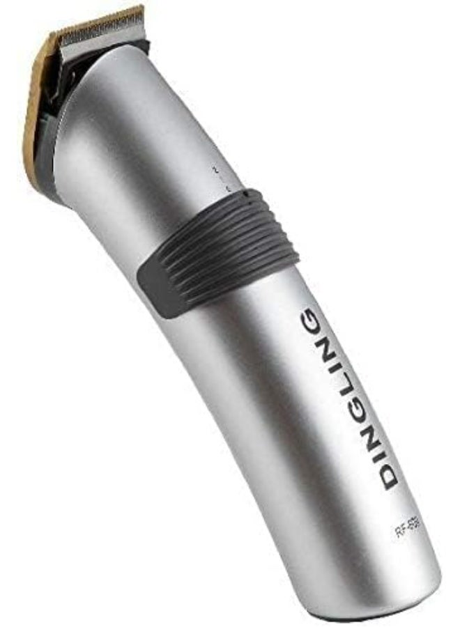 دينجلينج ماكينة قص الشعر الكهربائية الاحترافية، ماكينة تشذيب الشعر للرجال باللون الفضي - Image 3