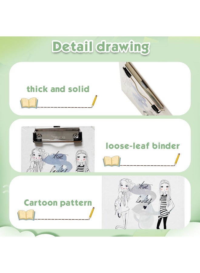 شيانغ يو جبيرة ورقية بسيطة مع مشبك معدني للكتابة لوحة الطالب - Image 3