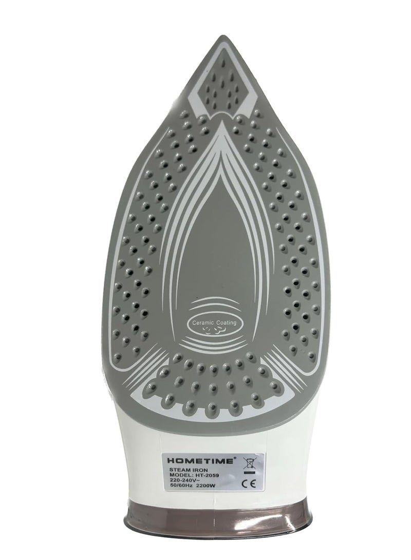 Wtrtr HOMETIME 2200W Steam Iron,Ceramic Coated Sole plate,1 Years Warranty.2059-P (Purple)  - Image 4