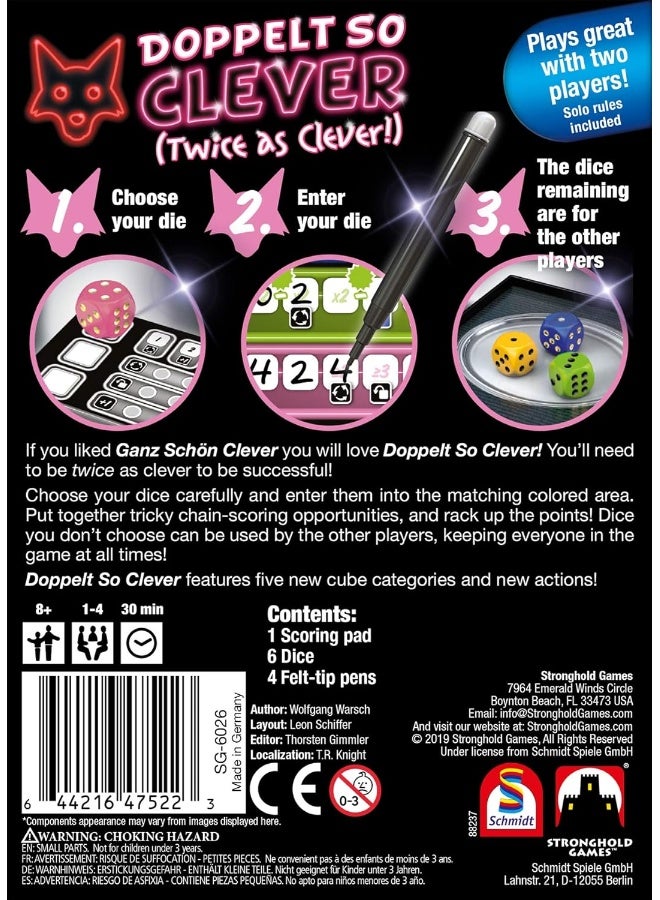 STRONGHOLD GAMES Twice As Clever - Image 4