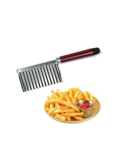 Spaceshoop Stainless Chip Potato Crinkle Wavy Cutter Slicer  - Image 1