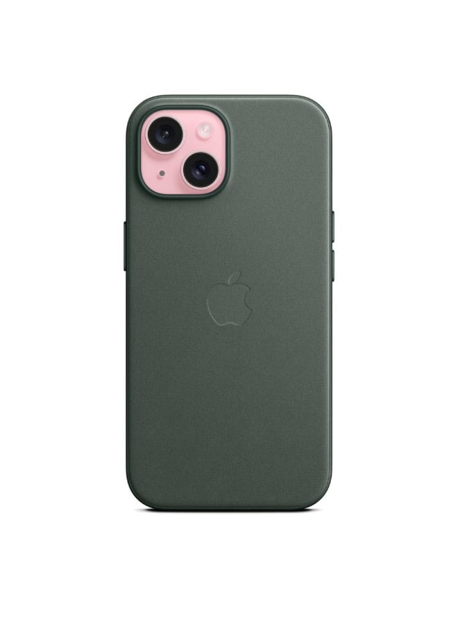 Apple Certified Pre Owned - iPhone 15 FineWoven Case with MagSafe - Evergreen - Image 2