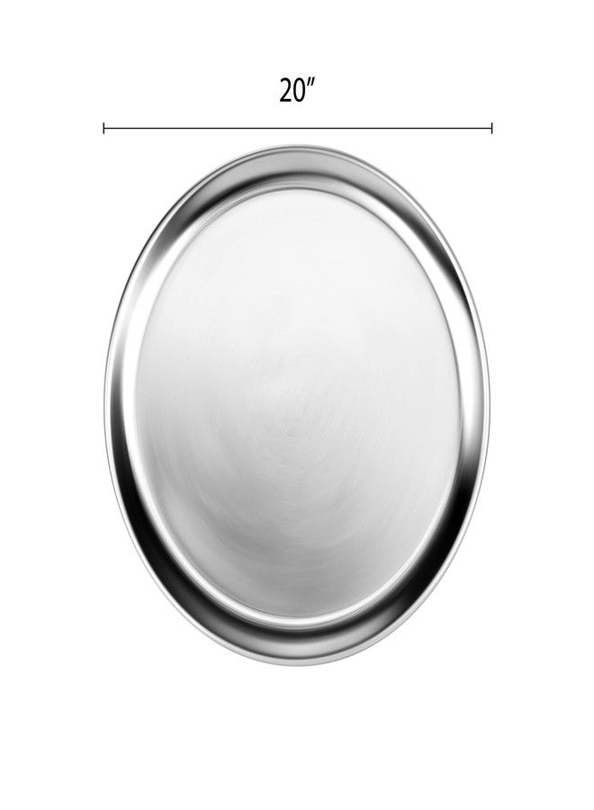 Thunder Group Pizza Tray, 20-Inch, Wide Rim - Image 3
