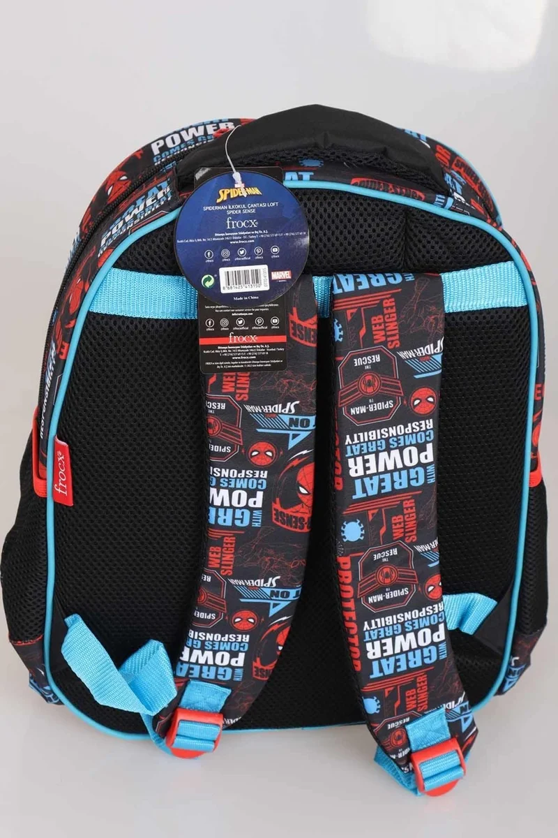 SPIDERMAN Licensed School Bag Due Team