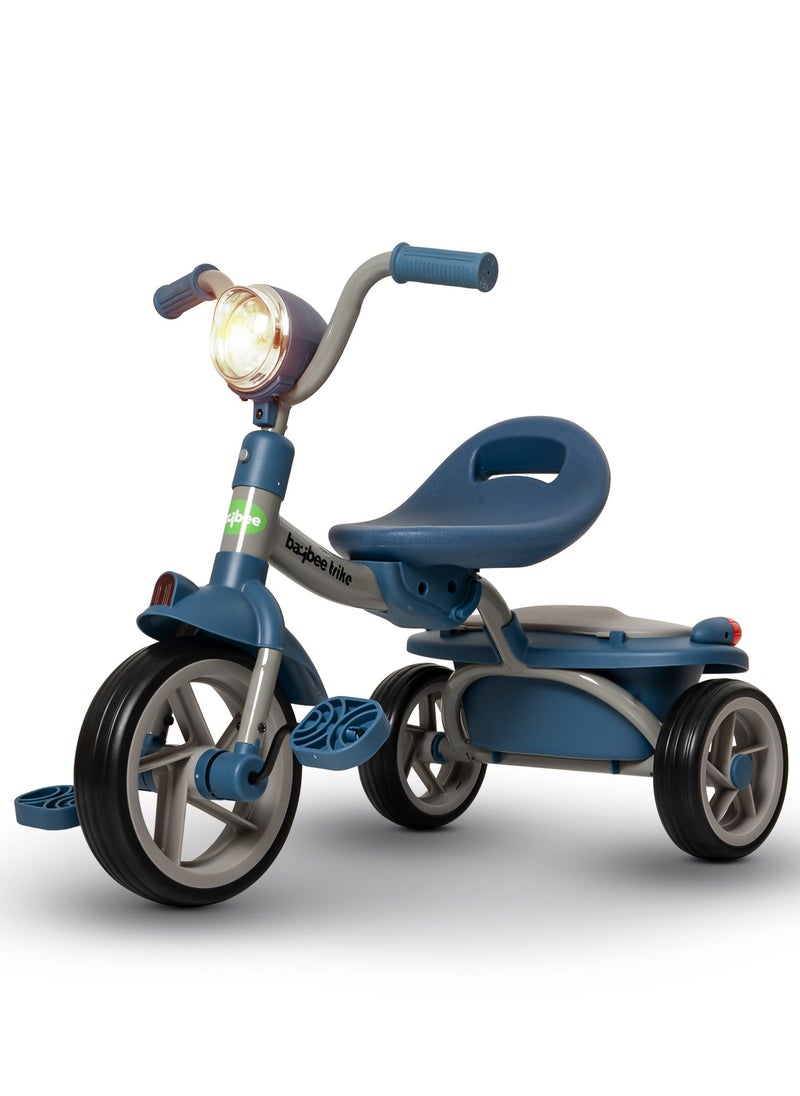 BAYBEE Baybee Flyer Tricycle for Kids Toddler Foldable Tricycle with Back Stroge & Head light for 2 to 5 Years Boys and Girls Kids Trike  - Image 1