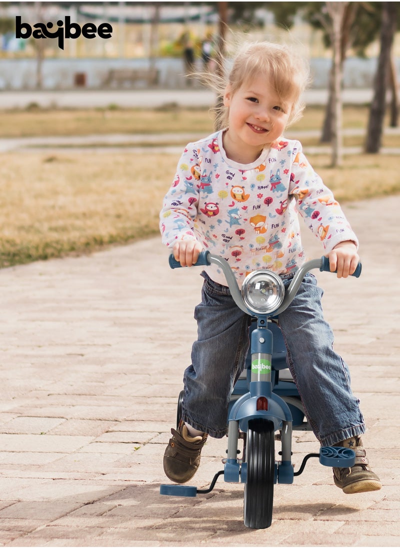 BAYBEE Baybee Flyer Tricycle for Kids Toddler Foldable Tricycle with Back Stroge & Head light for 2 to 5 Years Boys and Girls Kids Trike  - Image 2