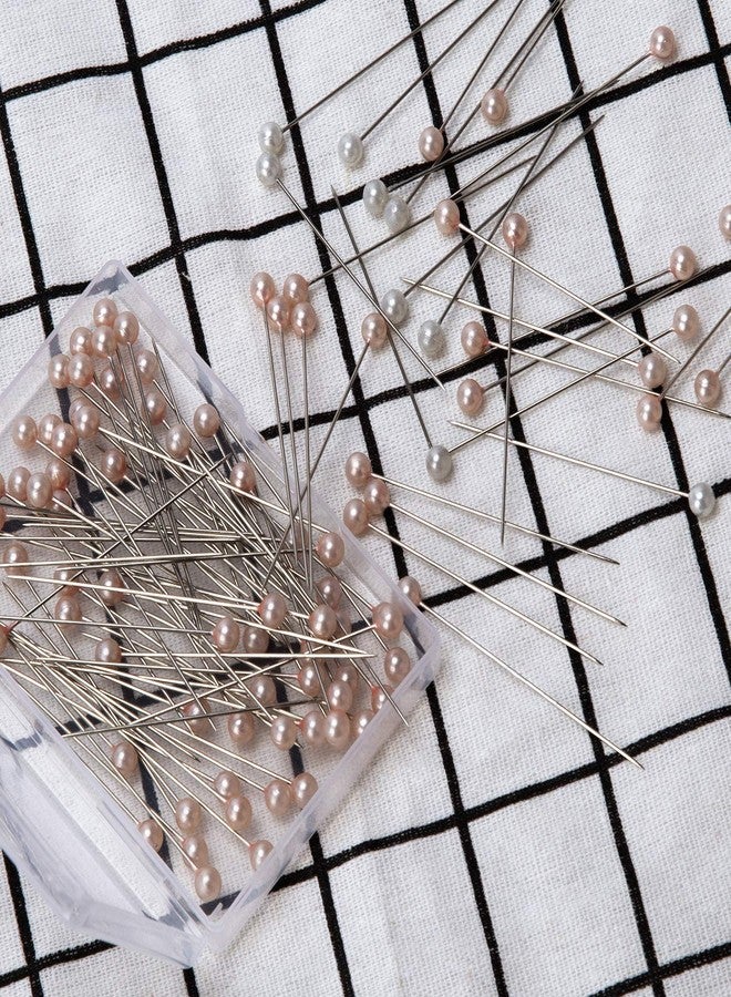 AIEX Pearl Head Pins Sewing Pin Corsages Pins Straight Head Pins for Sewing Banquet Wedding Party Anniversary Decorations (320pcs) - Image 5