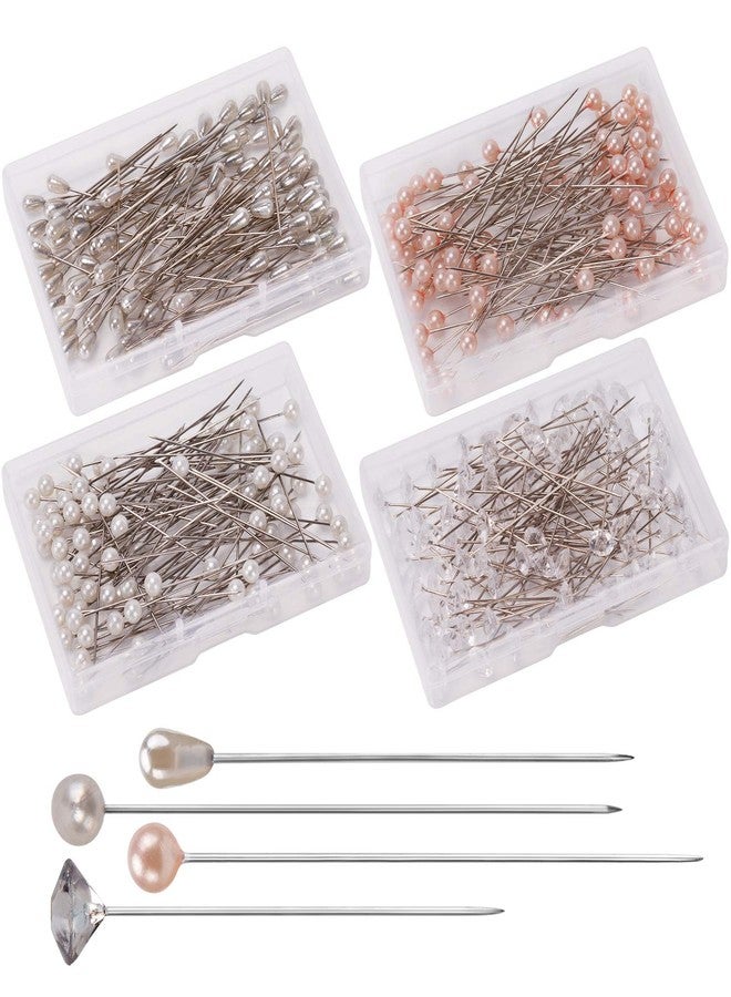 AIEX Pearl Head Pins Sewing Pin Corsages Pins Straight Head Pins for Sewing Banquet Wedding Party Anniversary Decorations (320pcs) - Image 1