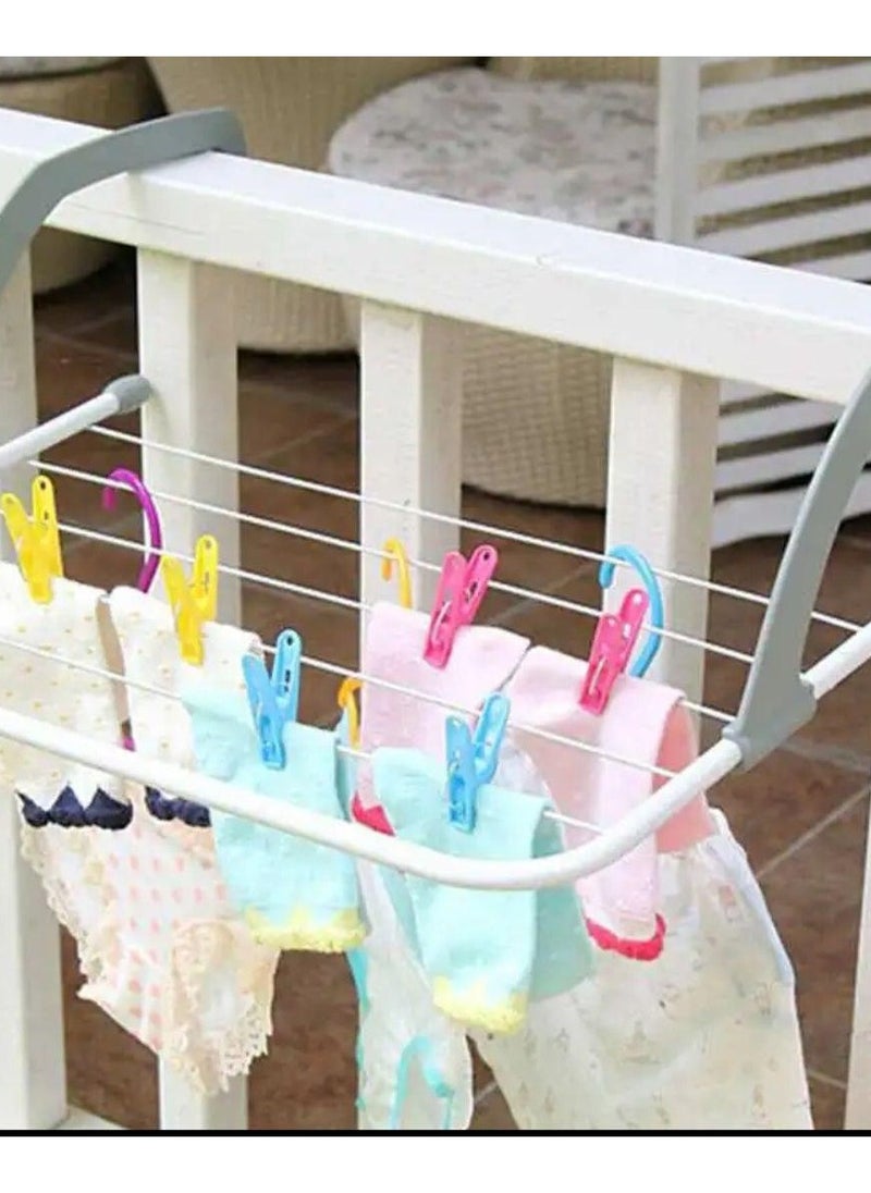 Balcony Wall Mounted Dryer - Practical and Durable Design bk