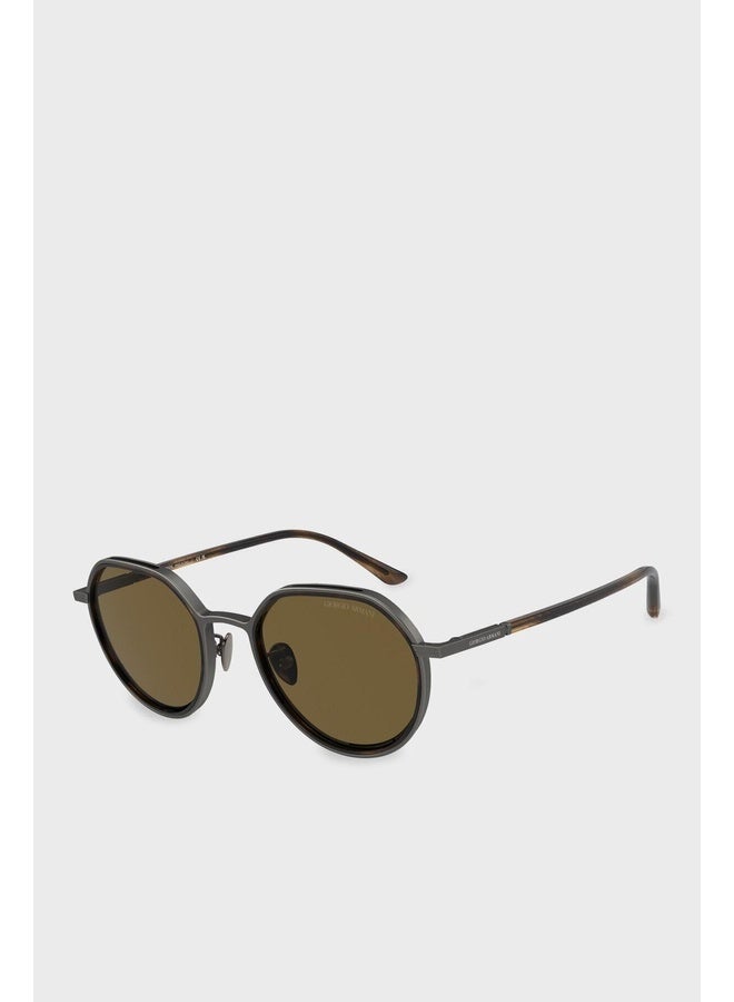 GIORGIO ARMANI Man PHANTOS  SUNGLASSES- AR 6144 - lense size:49mm - BRUSHED GUNMETAL - Image 1