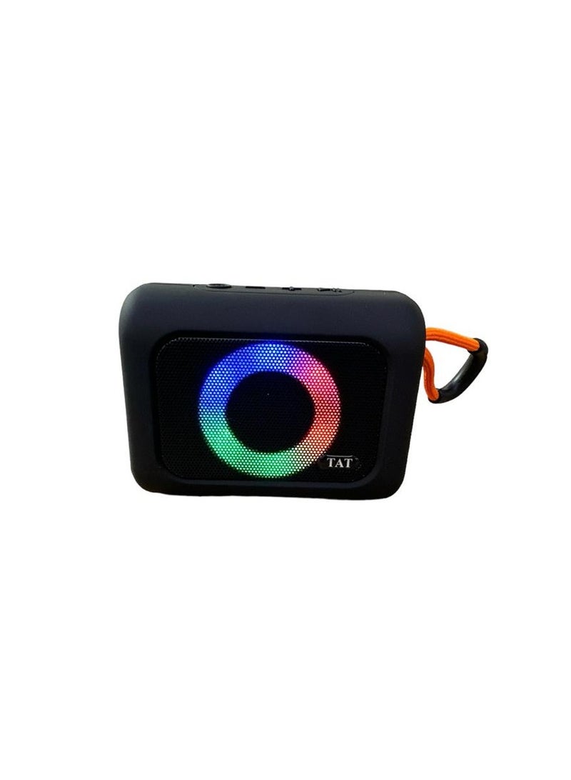 Portable Waterproof Bluetooth Speaker Black - Image 1
