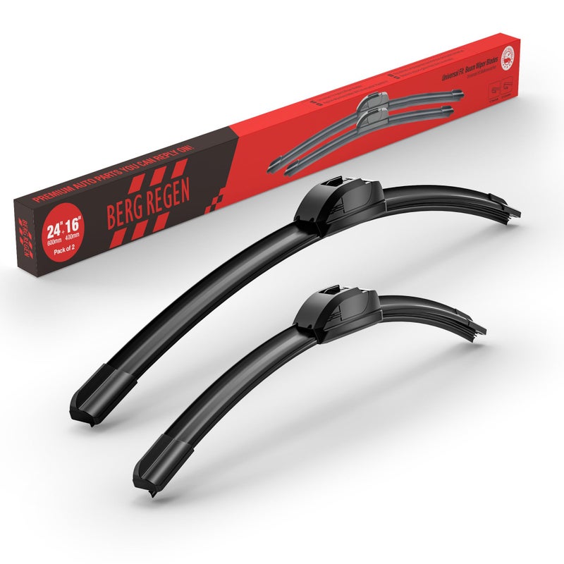 OEM Quality Performance Premium Windshield wiper blades 24 and 16AllSeason Auto Replacement Windshield Wiper BladesFit 20082007Kia Spectra 20092005Saturn Vue 20102008 More Cars
