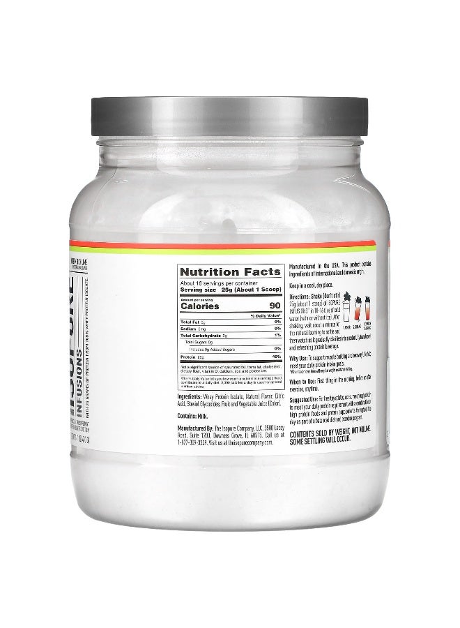 Isopure Isopure, Infusions Protein Powder, Watermelon Lime, 14.1 oz (400 g) - Image 2