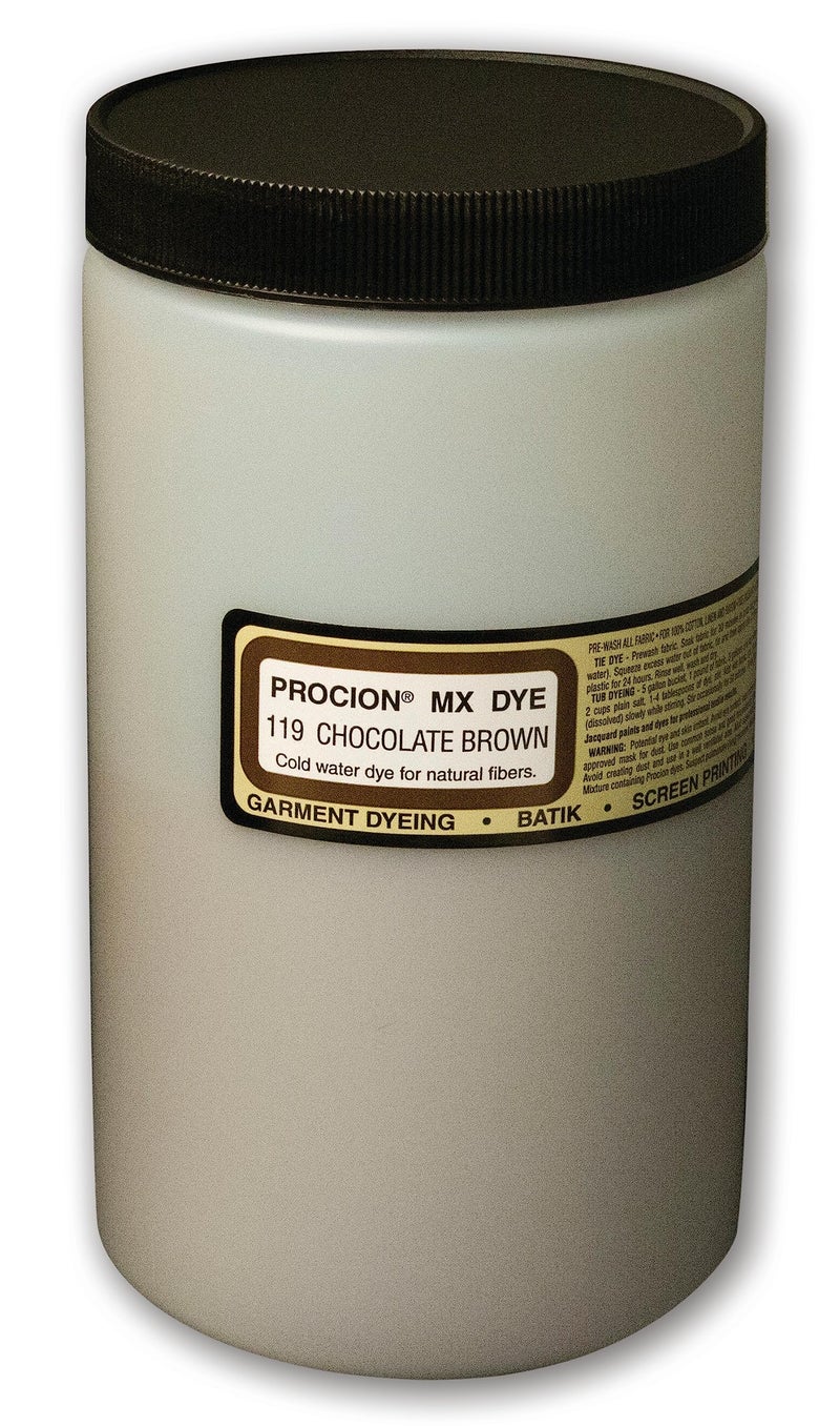 Jacquard Procion Mx Tie Dye Powder  Chocolate Brown  1 Lb  Cold Water Fiber Reactive Dye Made in USA