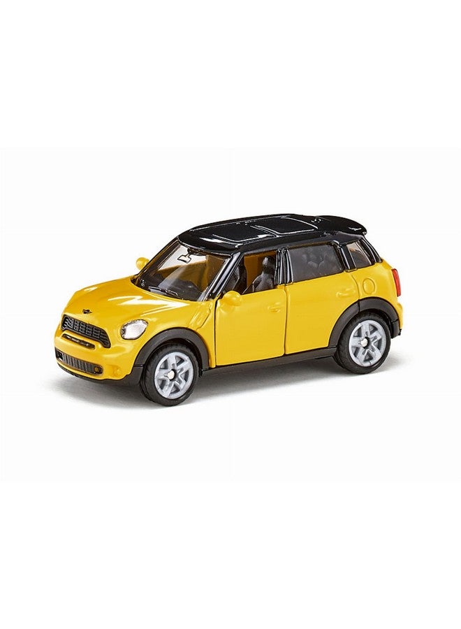 Siku 1454, Mini Countryman, Metal/Plastic, Yellow/Black, Opening Doors - Image 1