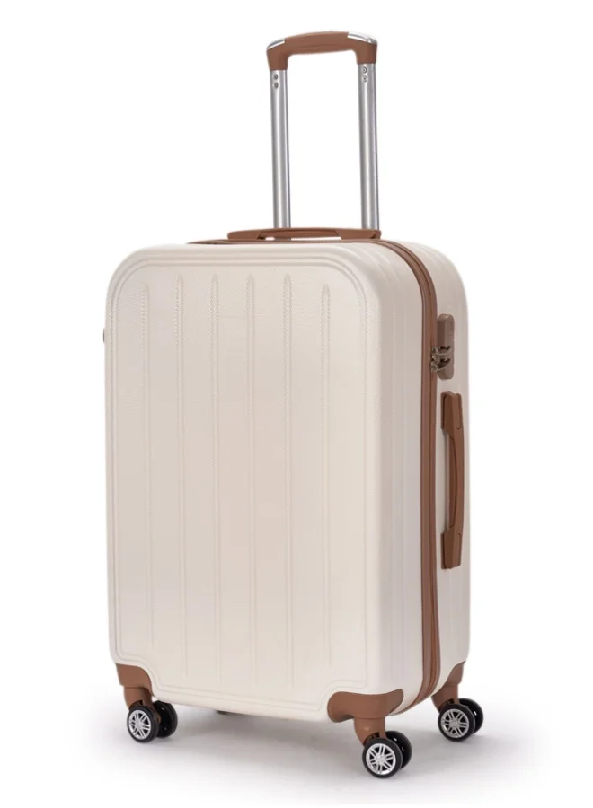 LIMRA A travel bag set consisting of 6 luggage bags Beige/Gold color, size 32"/28"/24"/20"/16"/12 inches