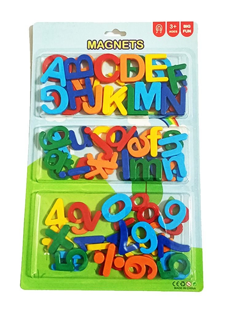 Magnet - Alphabet Magnetic Big And Small Letters With Numbers - Image 1