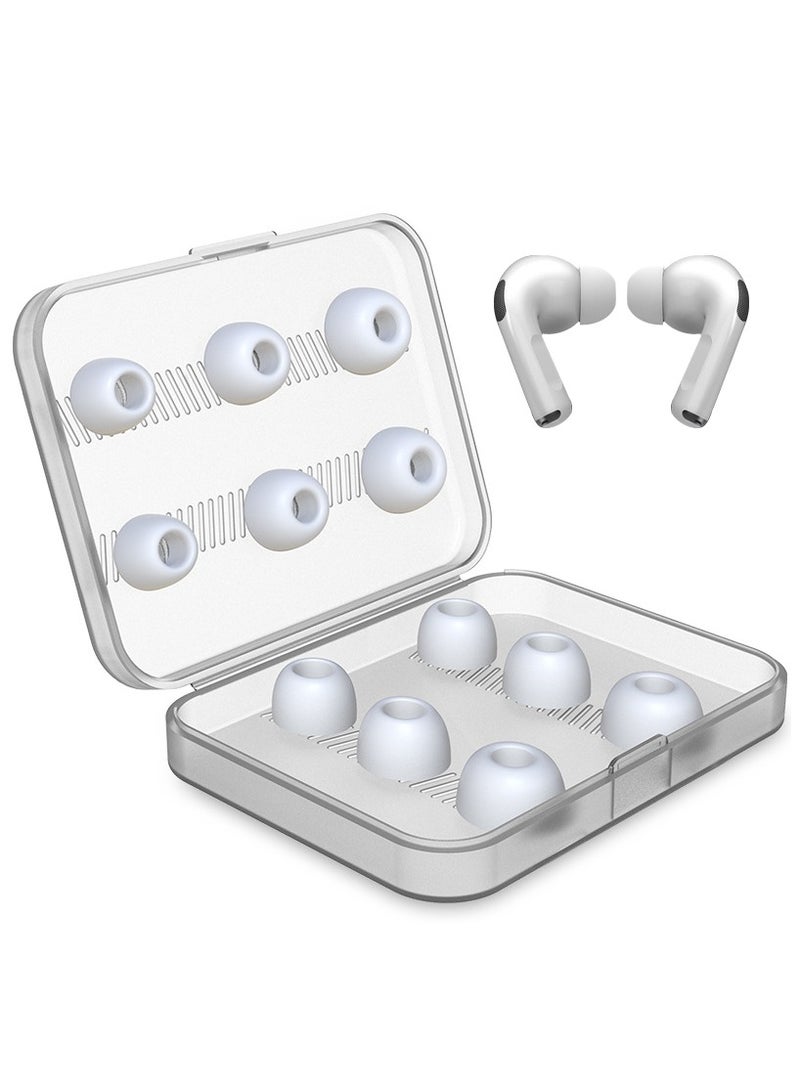 12 Pieces Replacement Silicone Ear Buds For AirPods Pro White  - Image 1