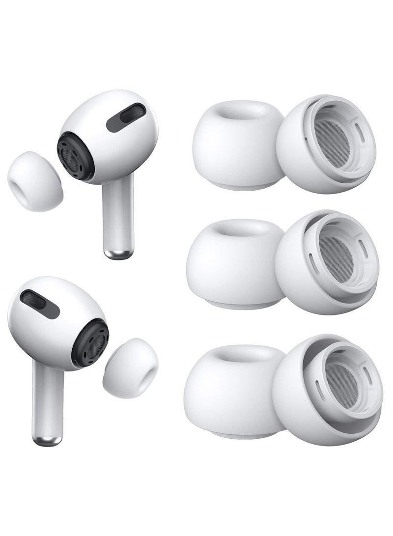 12 Pieces Replacement Silicone Ear Buds For AirPods Pro White  - Image 2