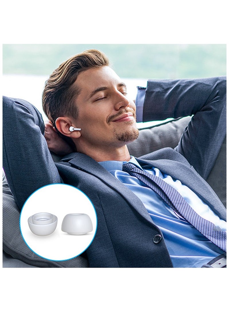12 Pieces Replacement Silicone Ear Buds For AirPods Pro White  - Image 4