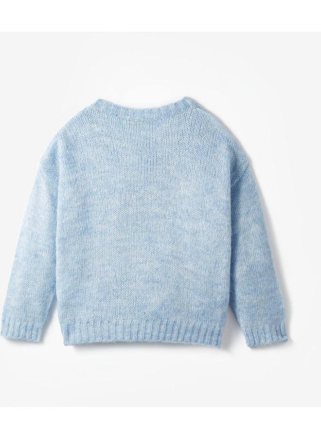 June Baby Boy Patterned Sweater Navy - Image 2