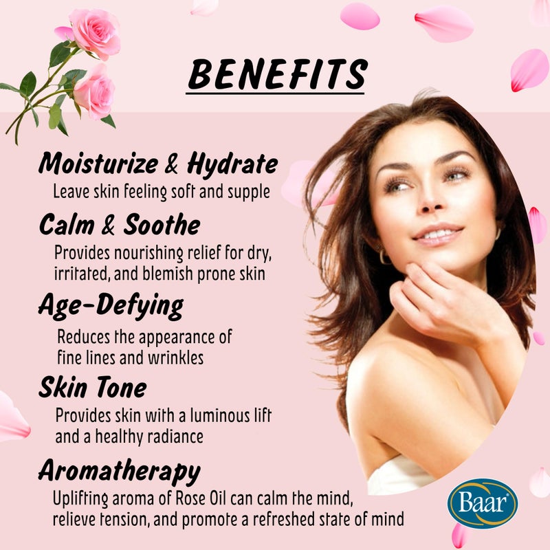 baar Natura Magic, Rose Water Skin Lotion, 8 oz. - Image 2