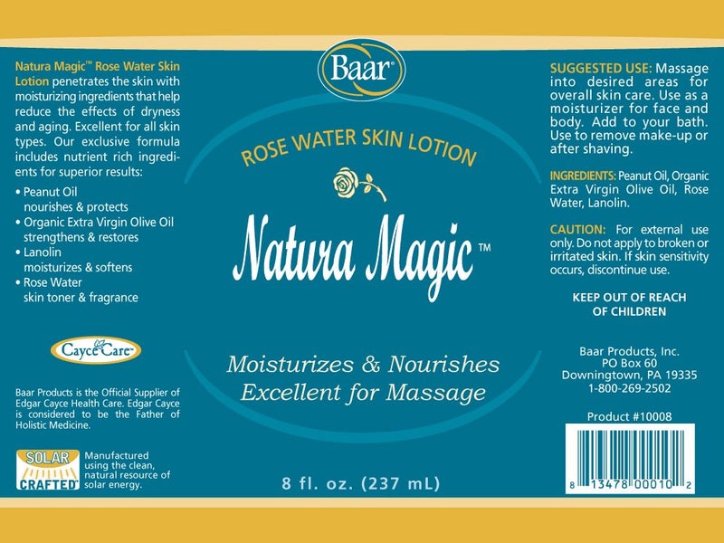 baar Natura Magic, Rose Water Skin Lotion, 8 oz. - Image 4