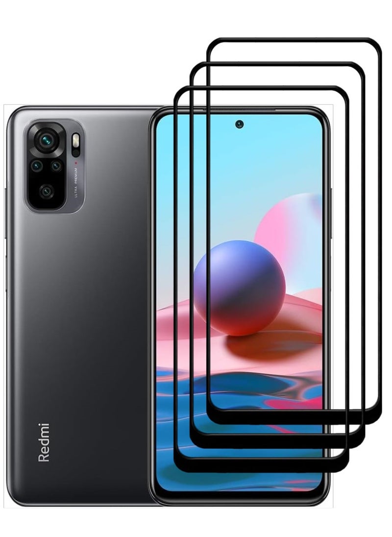 ACLIX 3 Pieces Antistatic ESD Dustproof Premium Quality High Definition Tempered Glass Screen Protector Designed For Xiaomi Redmi Note  10 - Image 1