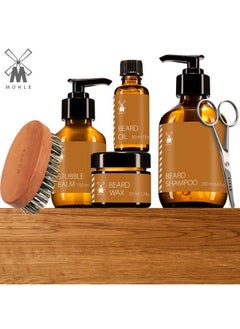 M MÜHLE Beard Oil, 30ml | Fresh Bergamot & Cedarwood Fragrance | Natural Beard Care Conditioner & Moisturizer | Perfect for Everyday Use | Luxury Beard Oil for Men  - Image 4