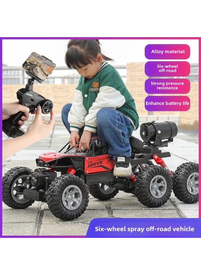 Generic - Oversized Remote Control Car Drift Off-Road Vehicle Four-wheel Drive Climbing Big Foot High Speed Racing Boy Charging Toy Car-Color:Large 8k Hd Camera Alloy Scout Car Red-dual Remote Control-Scale:Comes With A Set Of Rechargeable Lithium Batteries + Charging Cable + Screwdriver - Image 1