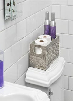 Dublin Bathroom Decor Box Toilet Paper Holder Storage Basket