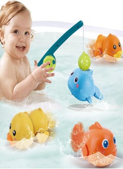 DWI Dowellin Bath Toys Magnetic Fishing Games Baby Bath Toys, Wind-up Swimming Fish Duck Whale Toys Floating Pool Bathtub Water Toys for Toddlers Kids Infant Age 18 Months and up Girl Boy - pzsku/Z632ACDF570F2C7832DB3Z/45/_/1686915402/0811a4c7-45f2-484e-9f65-7498e18fb5b3