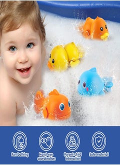 DWI Dowellin Bath Toys Magnetic Fishing Games Baby Bath Toys, Wind-up Swimming Fish Duck Whale Toys Floating Pool Bathtub Water Toys for Toddlers Kids Infant Age 18 Months and up Girl Boy - pzsku/Z632ACDF570F2C7832DB3Z/45/_/1686915405/02b06d27-a3d3-454d-90c8-8d6361f529d6