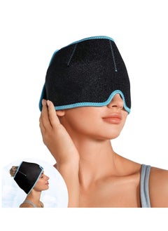 SYOSI Migraine Relief Cap Form Fitting Gel Ice Headache Cold Therapy Cap/Migraine Head Wrap Pack Mask, Compress for Migraines or Puffy Eyes, Tension  - Image 1