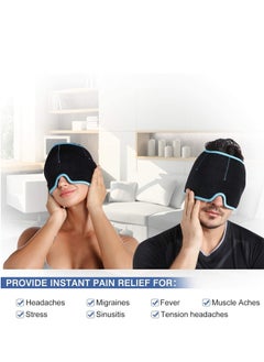 SYOSI Migraine Relief Cap Form Fitting Gel Ice Headache Cold Therapy Cap/Migraine Head Wrap Pack Mask, Compress for Migraines or Puffy Eyes, Tension  - Image 5