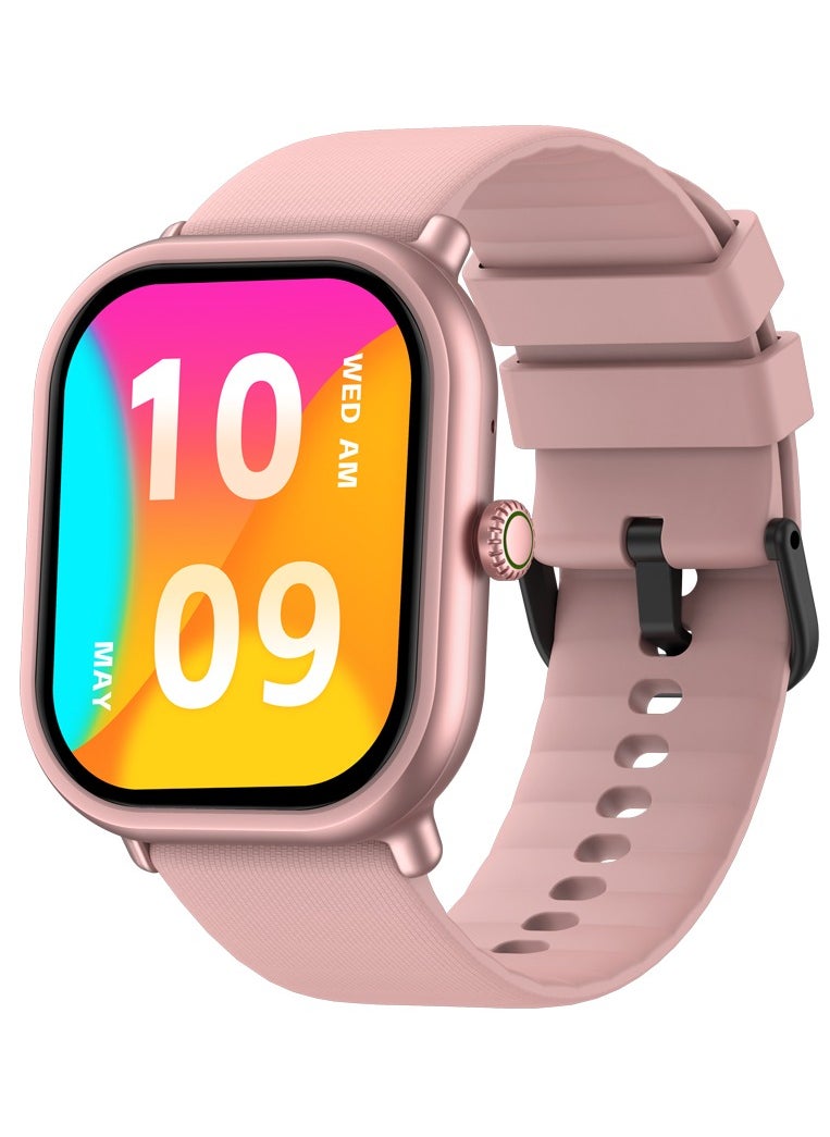 Smart Watches for Women AMOLED Bluetooth Make/Answer Calls Fitness Modes and  Sleep Modes Multi-app Message Reminder Multi Language Pink 