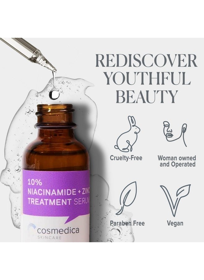 Cosmedica Skincare Cosmedica Skincare Niacinamide + Zinc Treatment Serum with Hyaluronic Acid, 1 oz  - Image 4
