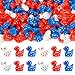 DTOFOOT 80Pcs Patriotic Mini DucksRed White and Blue Ducks 4th of July Tiny Ducks Ornaments Mini Resin Ducks Figurines Independence Day Decorations Garden Decor and Gift Stuffers - Image 2