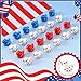DTOFOOT 80Pcs Patriotic Mini DucksRed White and Blue Ducks 4th of July Tiny Ducks Ornaments Mini Resin Ducks Figurines Independence Day Decorations Garden Decor and Gift Stuffers - Image 4
