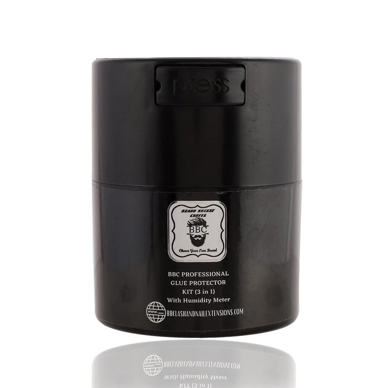BBC Professional Glue Protector Kit 3 in 1 Size Airless Container For Increase Eyelash Extension Glue Life - Image 1