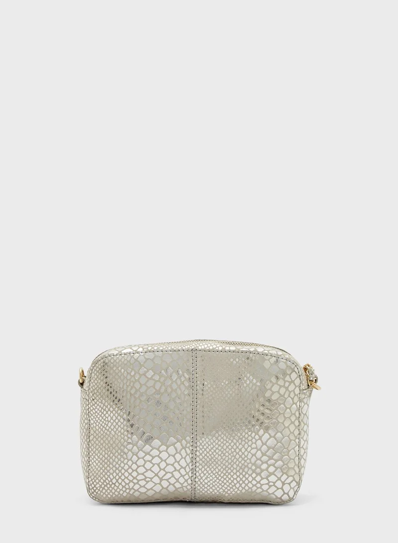 PIECES Nallo Croc Sequin Crossbody