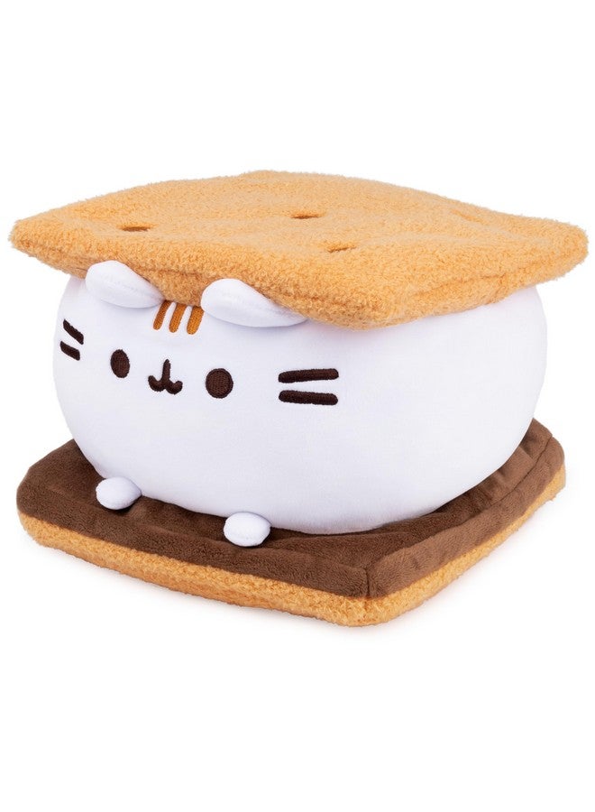 GUND Pusheen S’mores Squisheen Plush, Stuffed Animal for Ages 8 and Up, Brown/White, 12” - Image 4