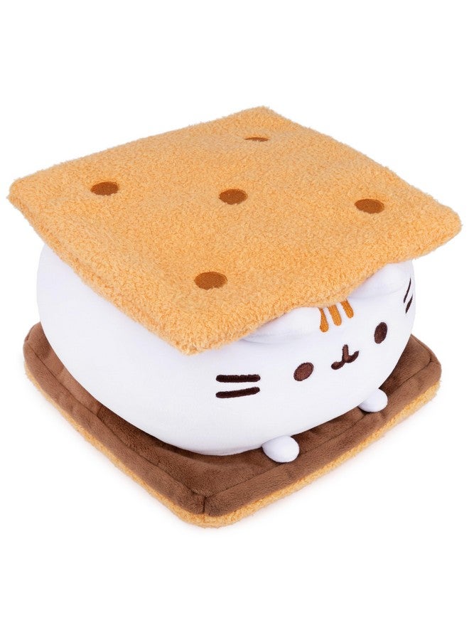 GUND Pusheen S’mores Squisheen Plush, Stuffed Animal for Ages 8 and Up, Brown/White, 12” - Image 3