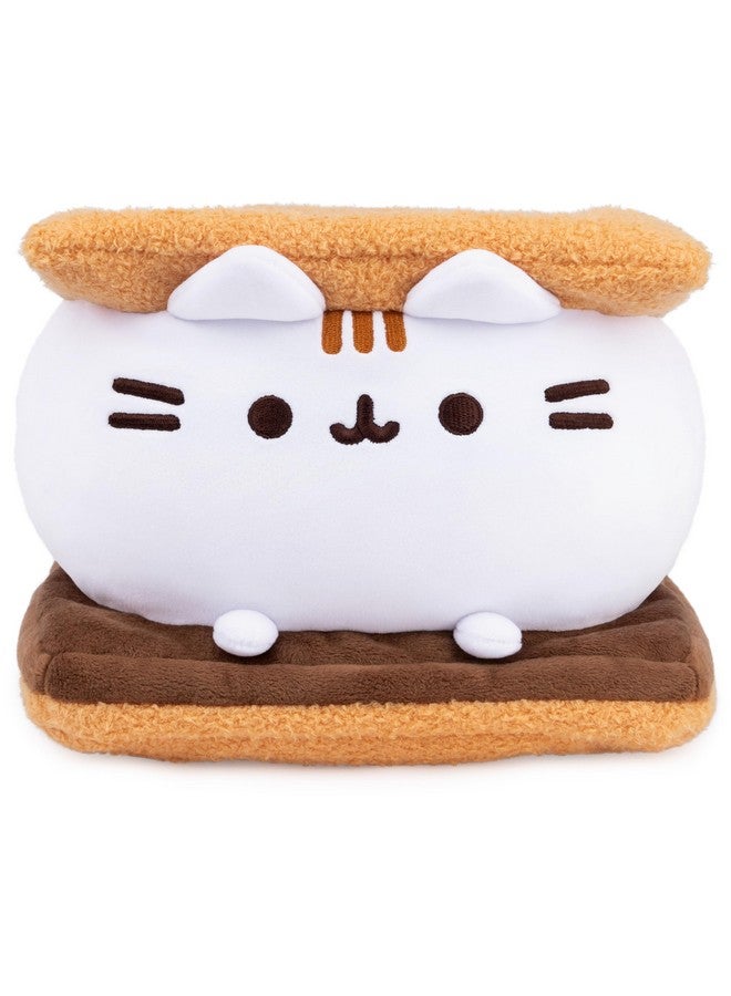 GUND Pusheen S’mores Squisheen Plush, Stuffed Animal for Ages 8 and Up, Brown/White, 12” - Image 2