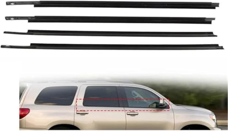 Wivplex Car Door Edge Protector for Toyota Sequoia 2008-2016 - Image 3