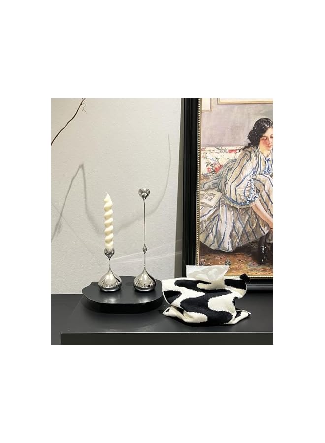 The Bros White Spiral long bar aromatherapy candle handmade 7.5 '' twisted bar wax aromatherapy candle suitable for home decoration weddings festivals events parties - Image 3