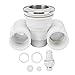 CHICIRIS Pool Jet Nozzle, Flow Eyeball Inlet Jet Return Fitting 2 Way Massage Nozzle Replacement Part for Swimming Pool - Image 2