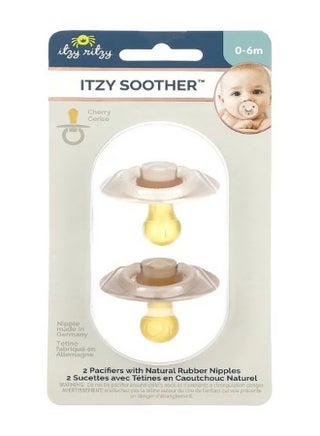 Soother Pacifiers with Natural Rubber Nipples 0 6 Months Coconut and Toast 2 Pacifiers - pzsku/Z632B4F311C3F65FE0C28Z/45/_/1706437998/ff446edd-93ce-4c2d-9c3a-66cf4c4c6261